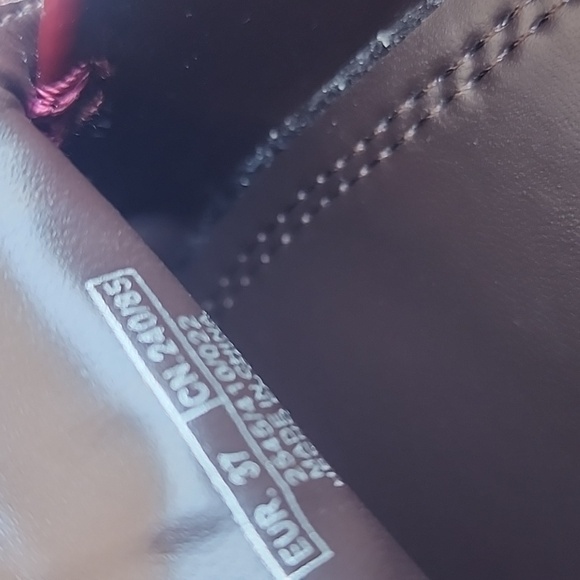 Zara Burgundy Loafers - Picture 10 of 12